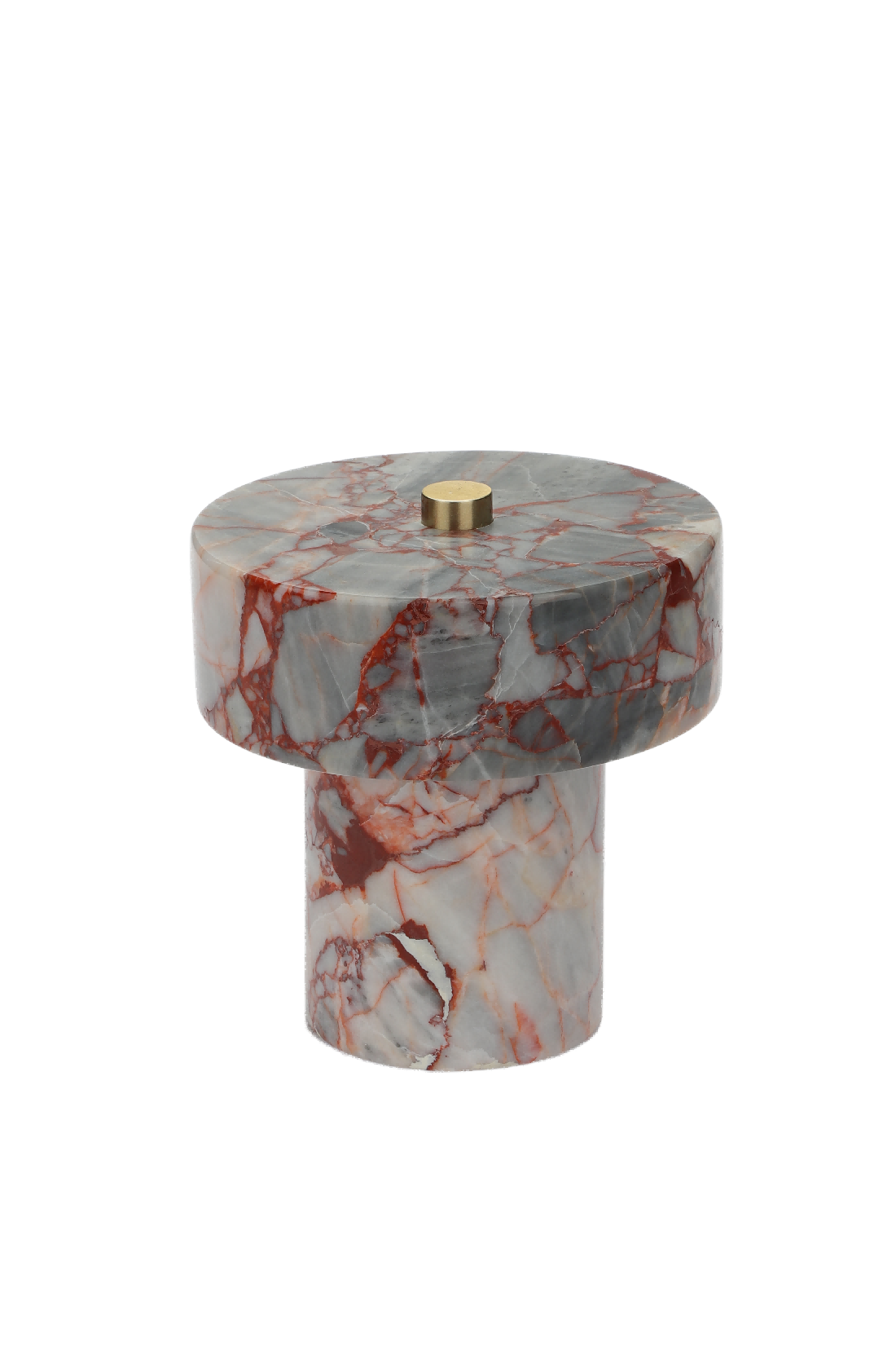 Marble cylindrical charging desk lamp