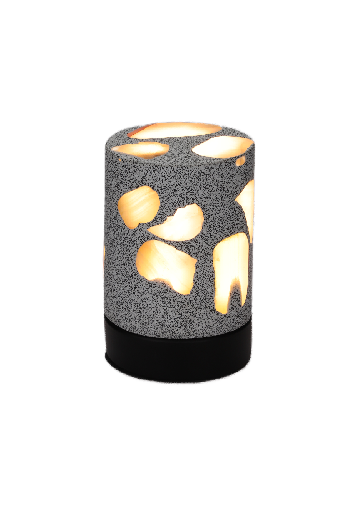 terrazzo stone charging desk lamp