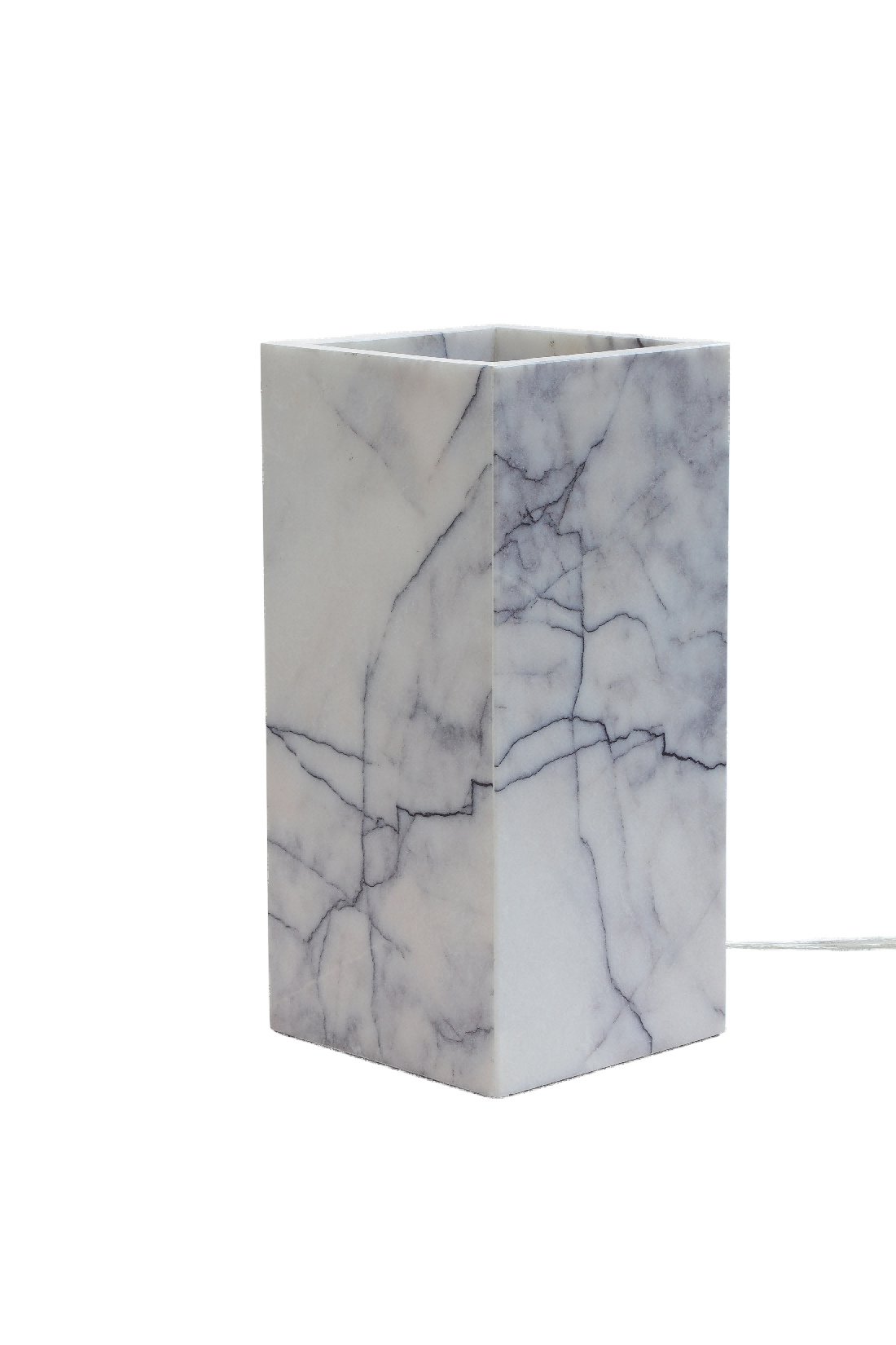 Marble charging desk lamp